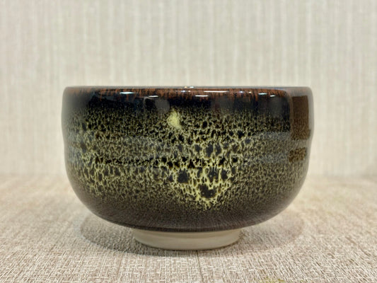 SBKTB258 九谷焼 陶春造 窯変 茶碗