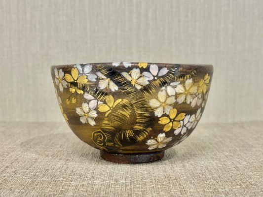 SBKTB175 総峰造 桜さくら 茶碗 京燒 櫻花