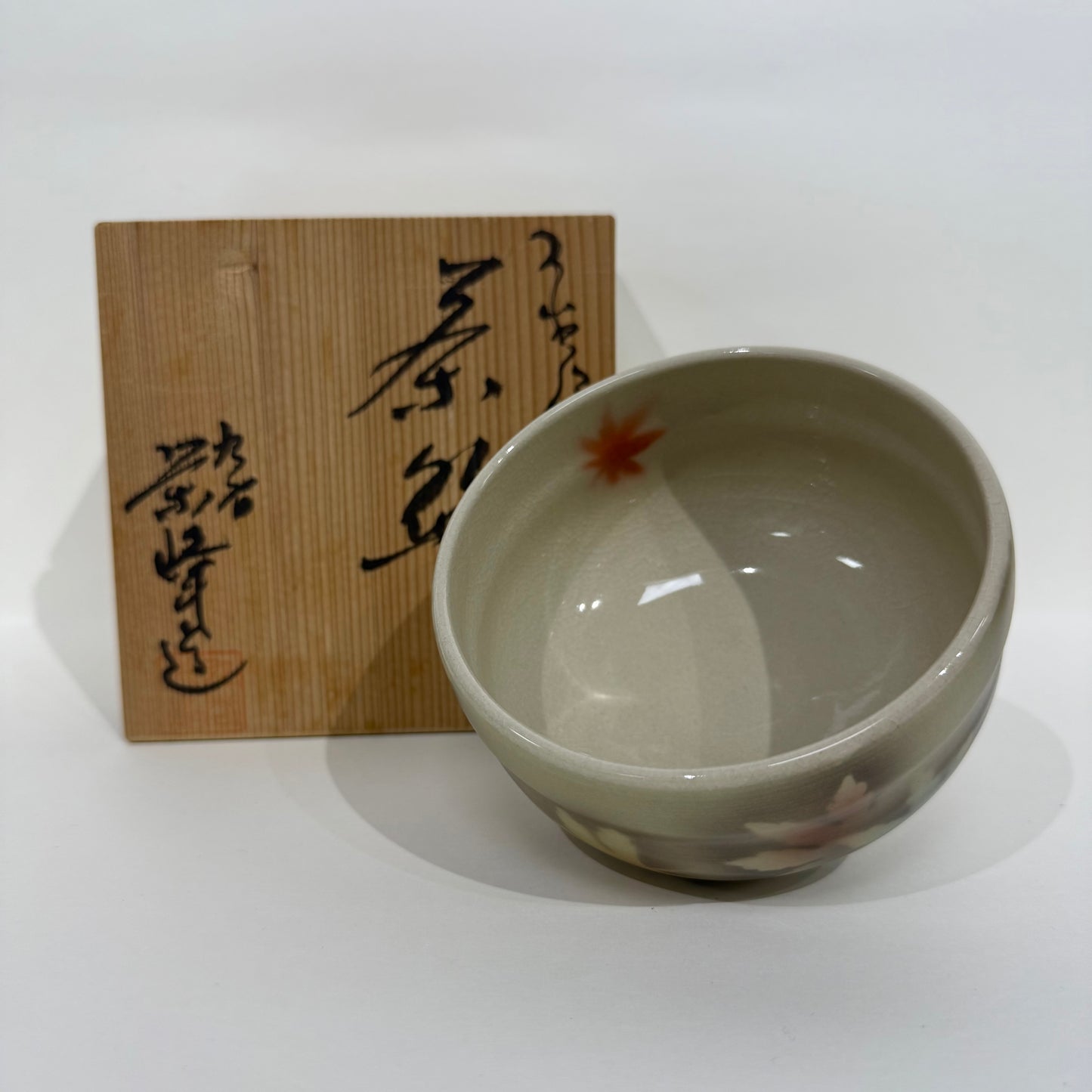 SBKTB116 色繪紅葉茶碗