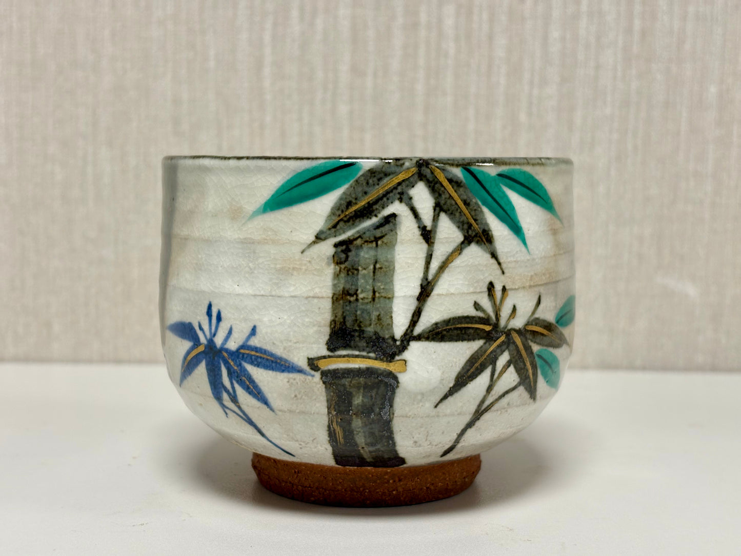 SBKTB250 松斎造　乾山意　竹　筒茶碗