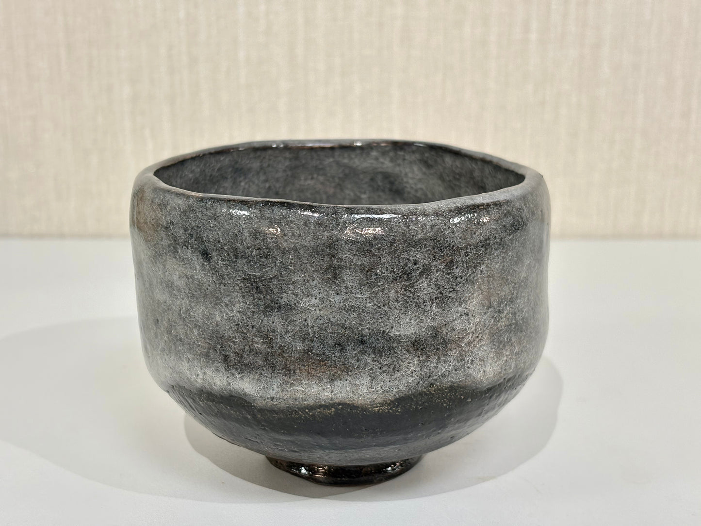SBKTB207 大樋焼　松雲窯　泉喜仙造　赤 茶碗（共箱）