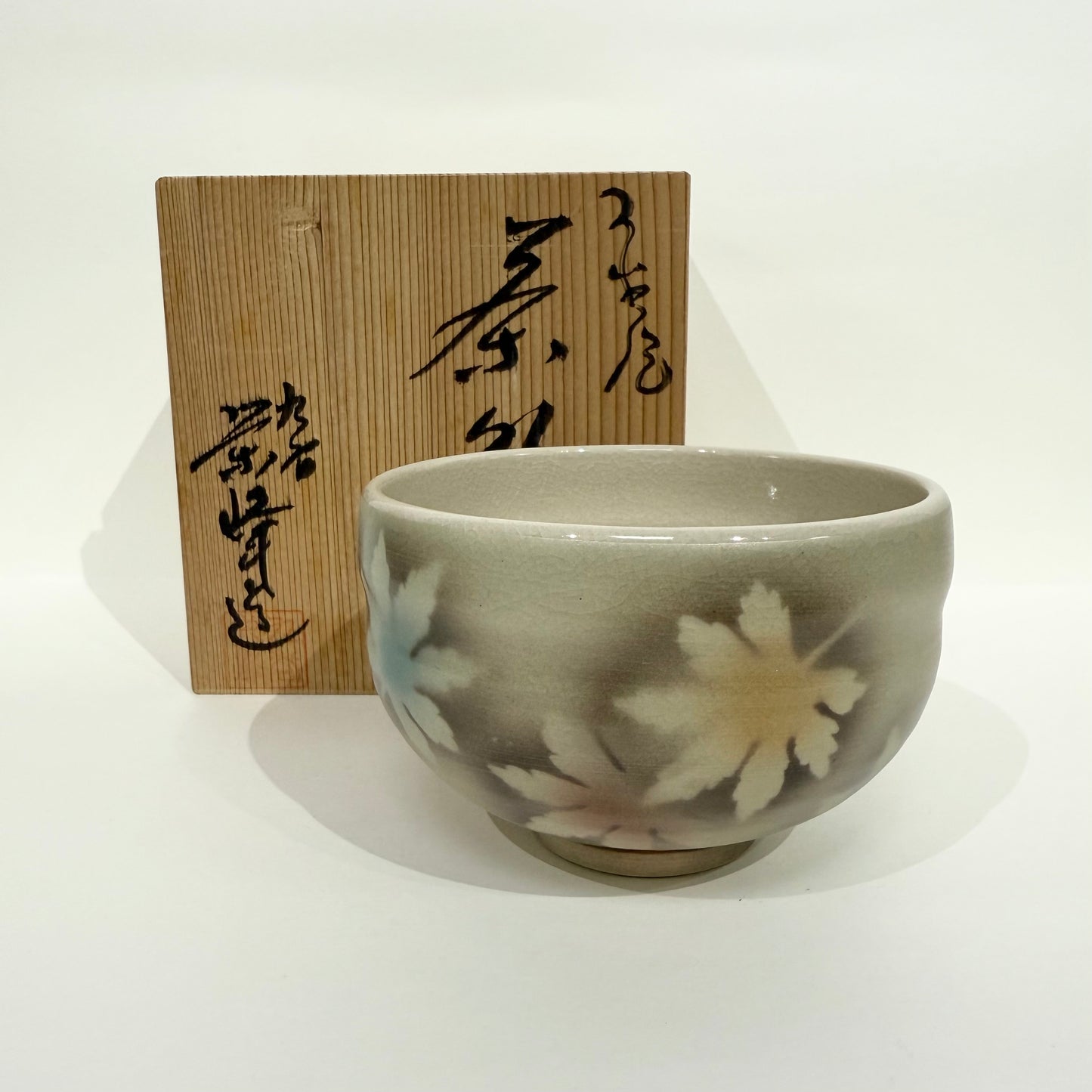 SBKTB116  色繪紅葉茶碗