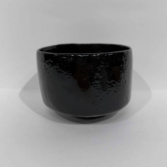 SBKTB09  方竹造 黑樂茶碗