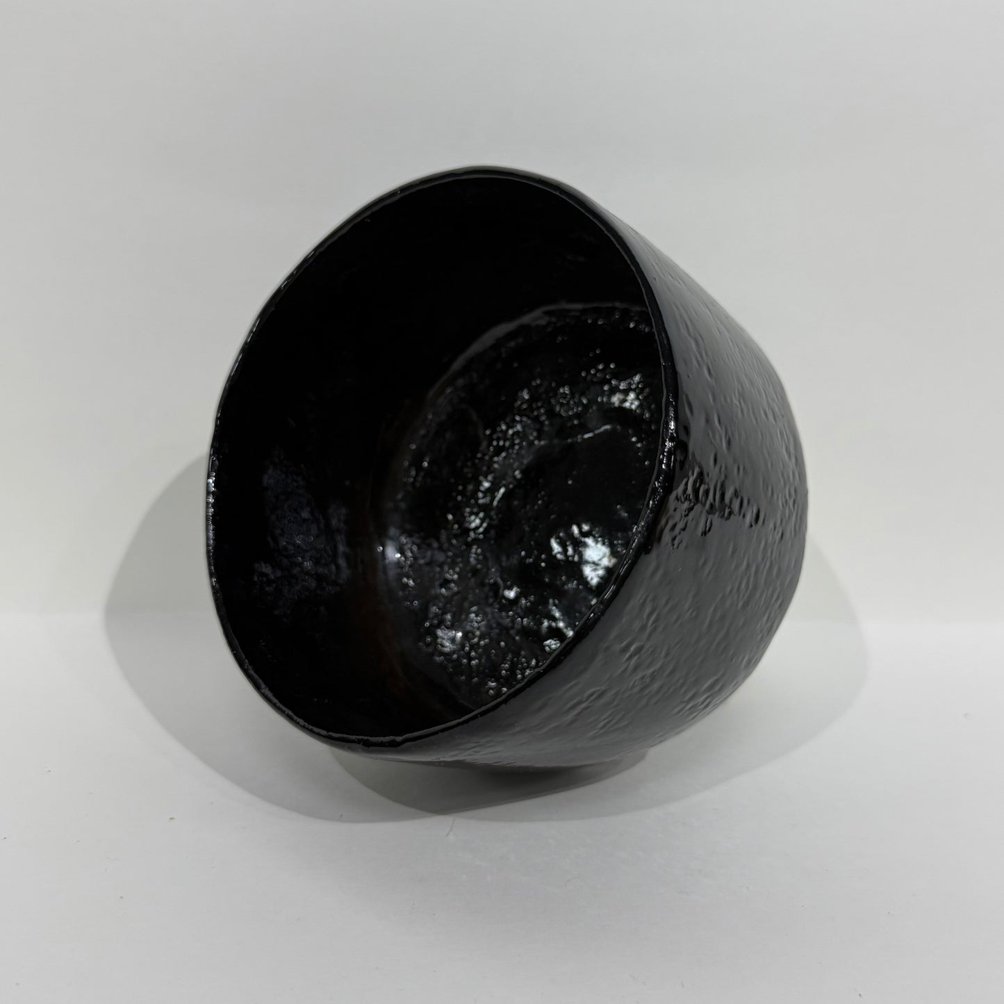 SBKTB09  方竹造 黑樂茶碗