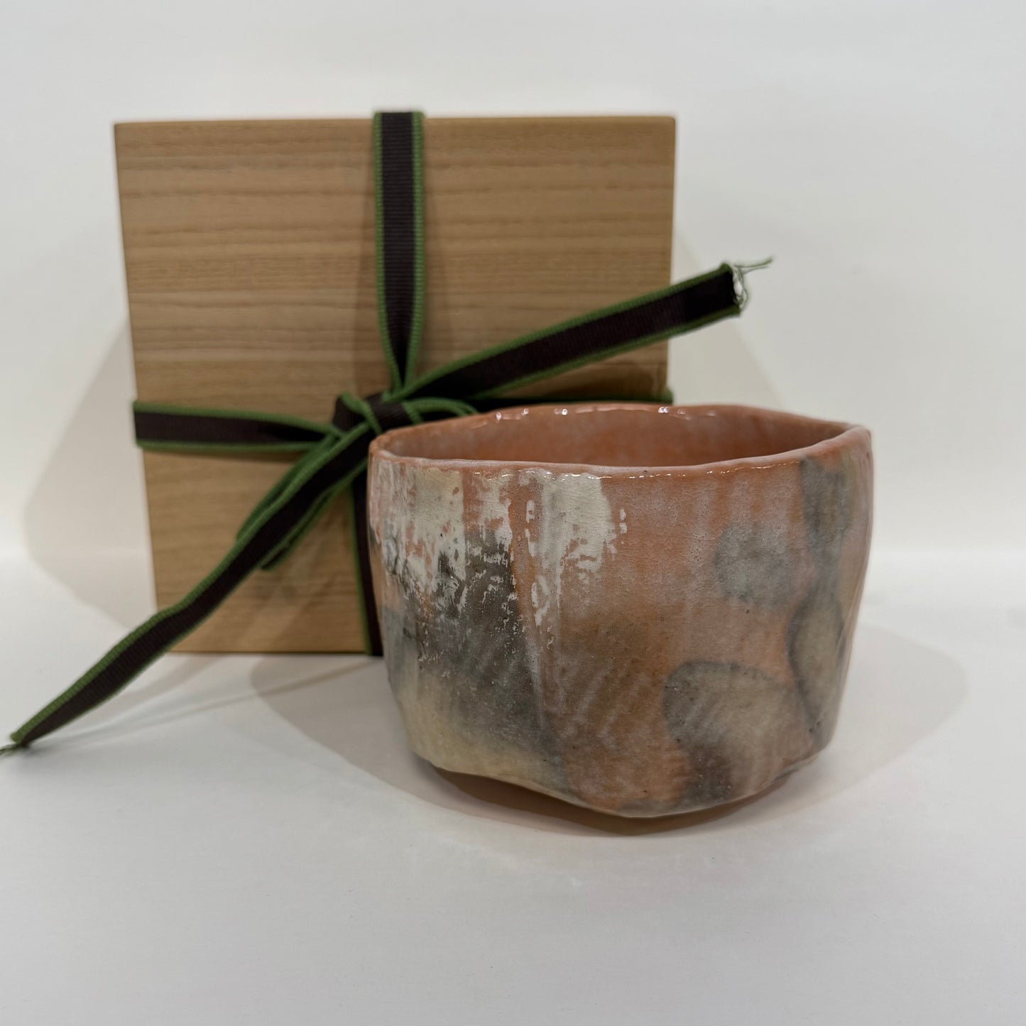 SBKTB46 飛龍造篦目赤楽茶碗